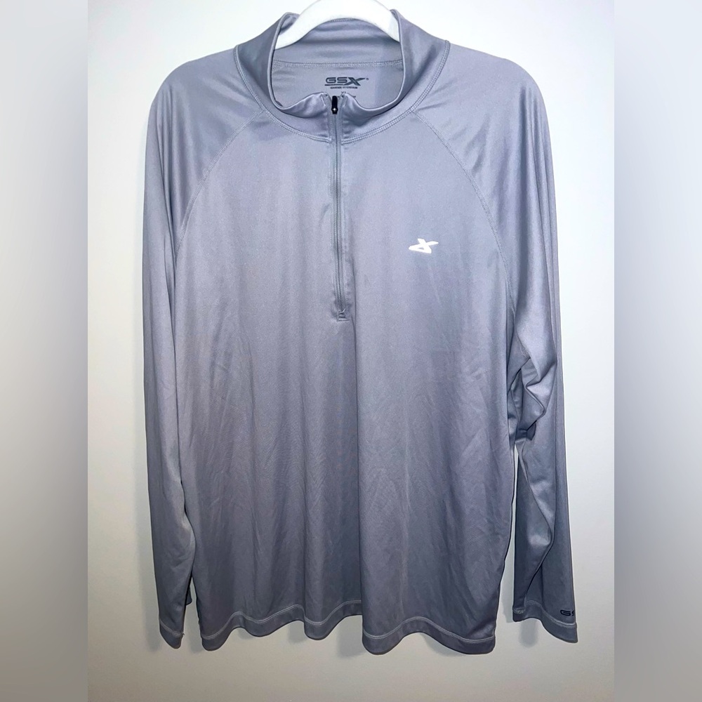 GSX Gray Quarter-Zip Pullover